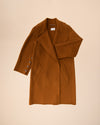 The Agnes Open Sleeve Coat In Saddle
