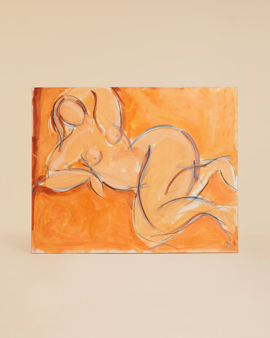 Orange Woman II, by Heidi Lanino