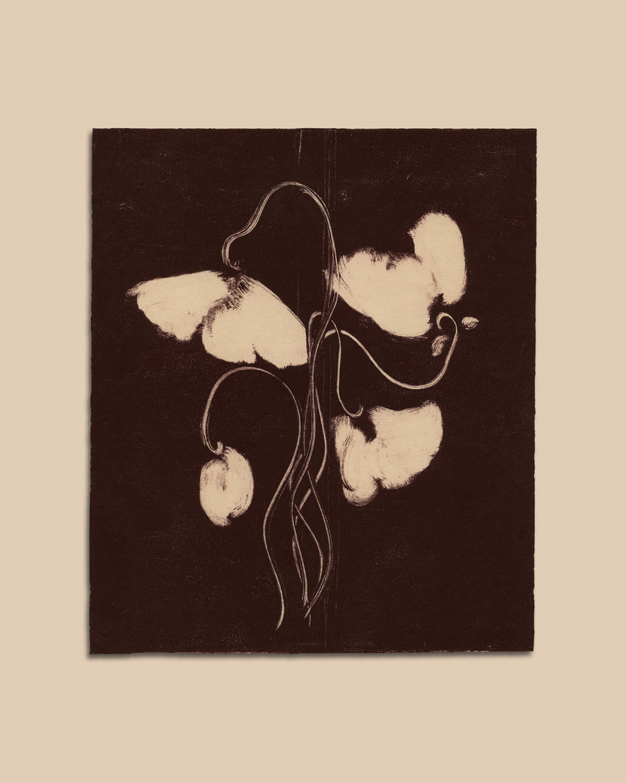 Bloom in Dark Reddish Brown By Heidi Hundseth Hart