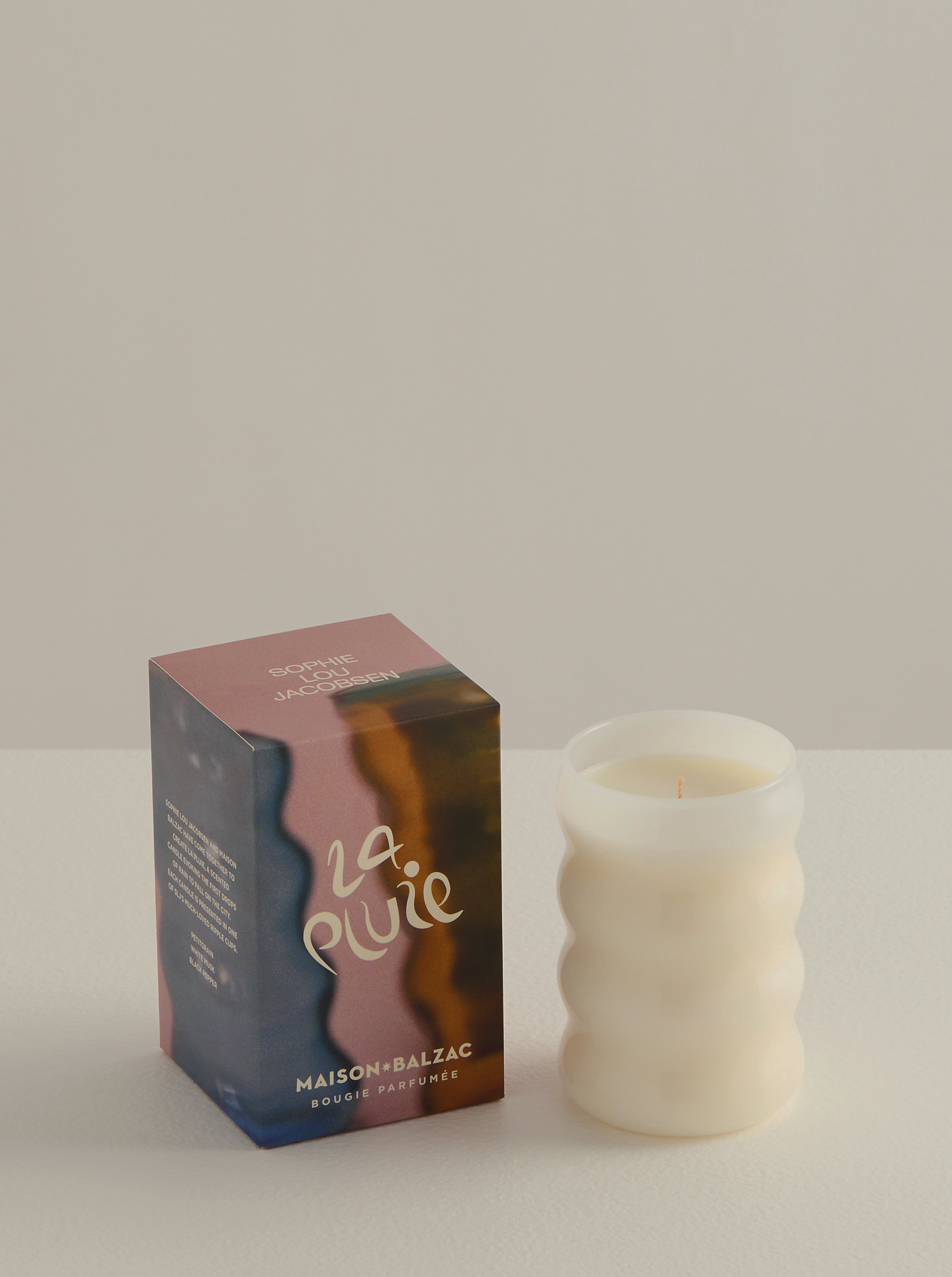 La Pluie Candle | Sophie Lou Jacobsen x Maison Balzac - ARJÉ