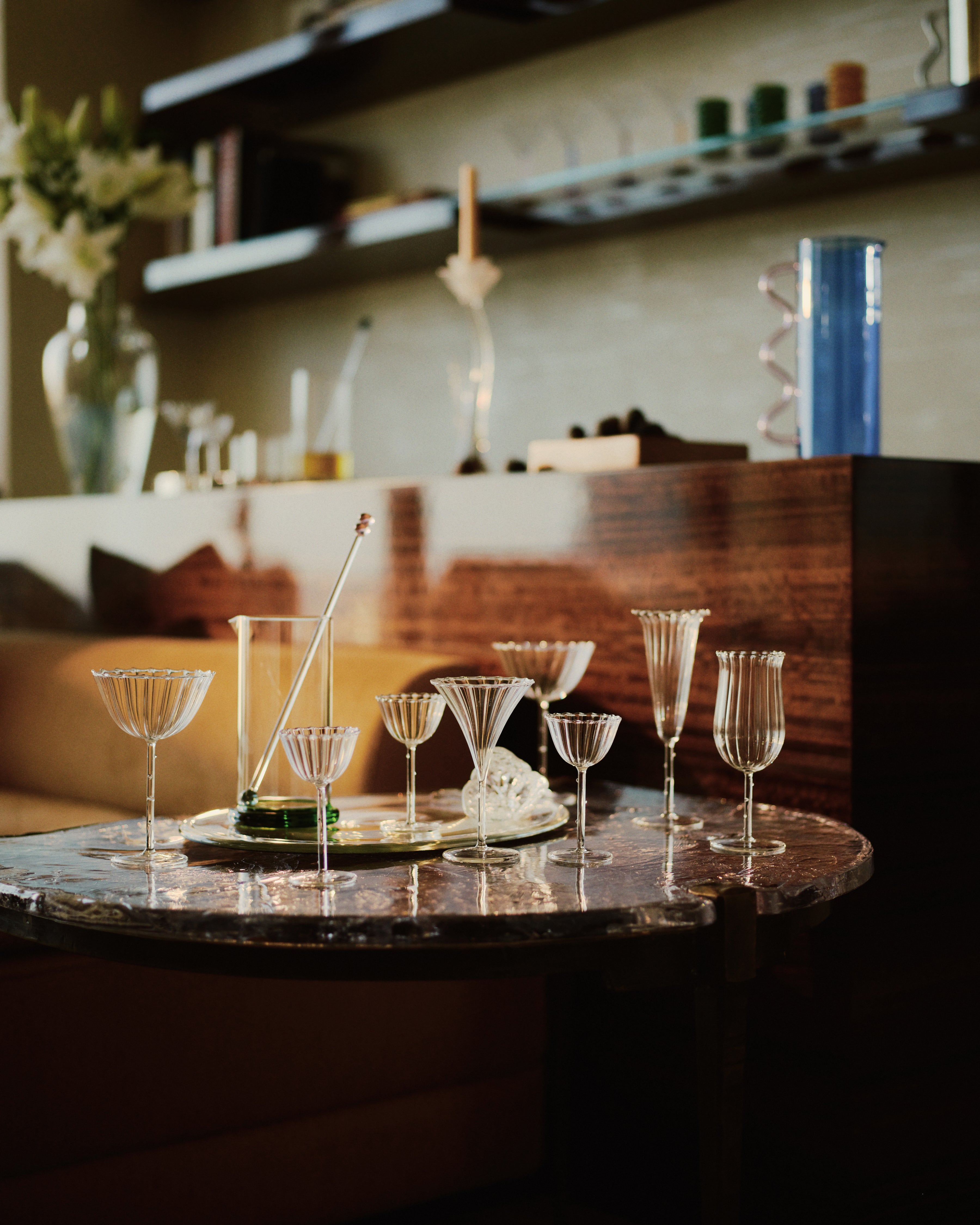 Trumpet Aperitif Glass, Set of 4