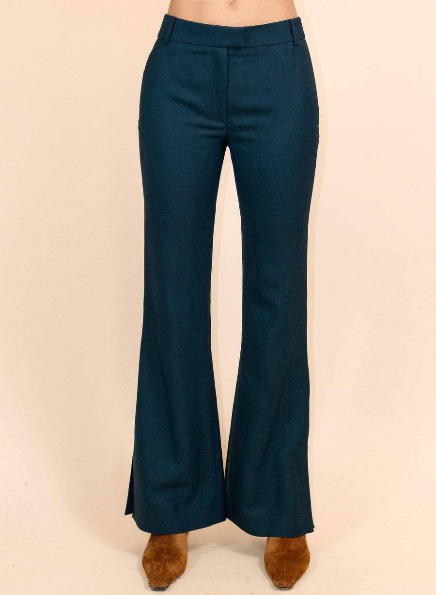 The Livs Tailored Pants In Emerald