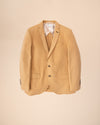 The Ron Single Breasted Cashmere Blend Blazer In Latte