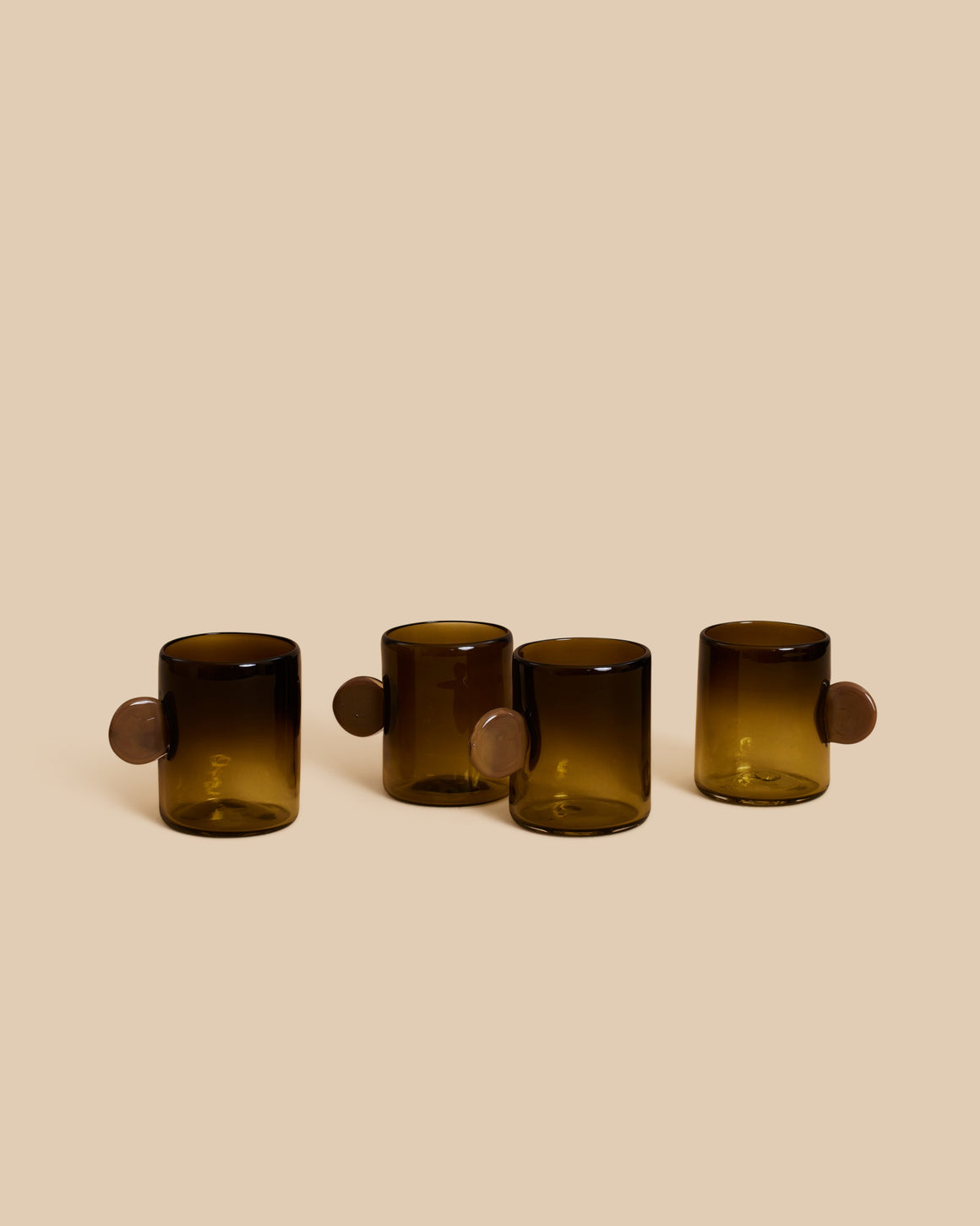 MF - Dash Carafe + Dot Cup Set Tobacco Amber
