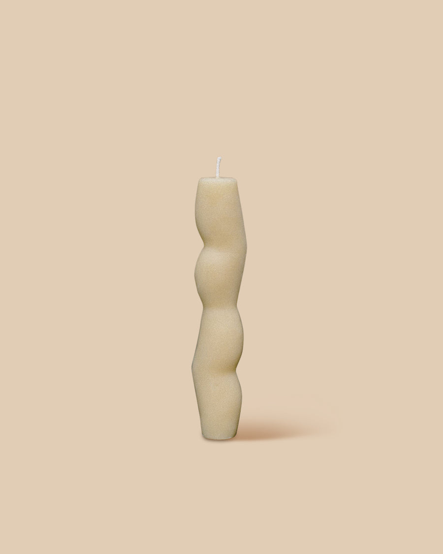 Cycladic Candle in Natural