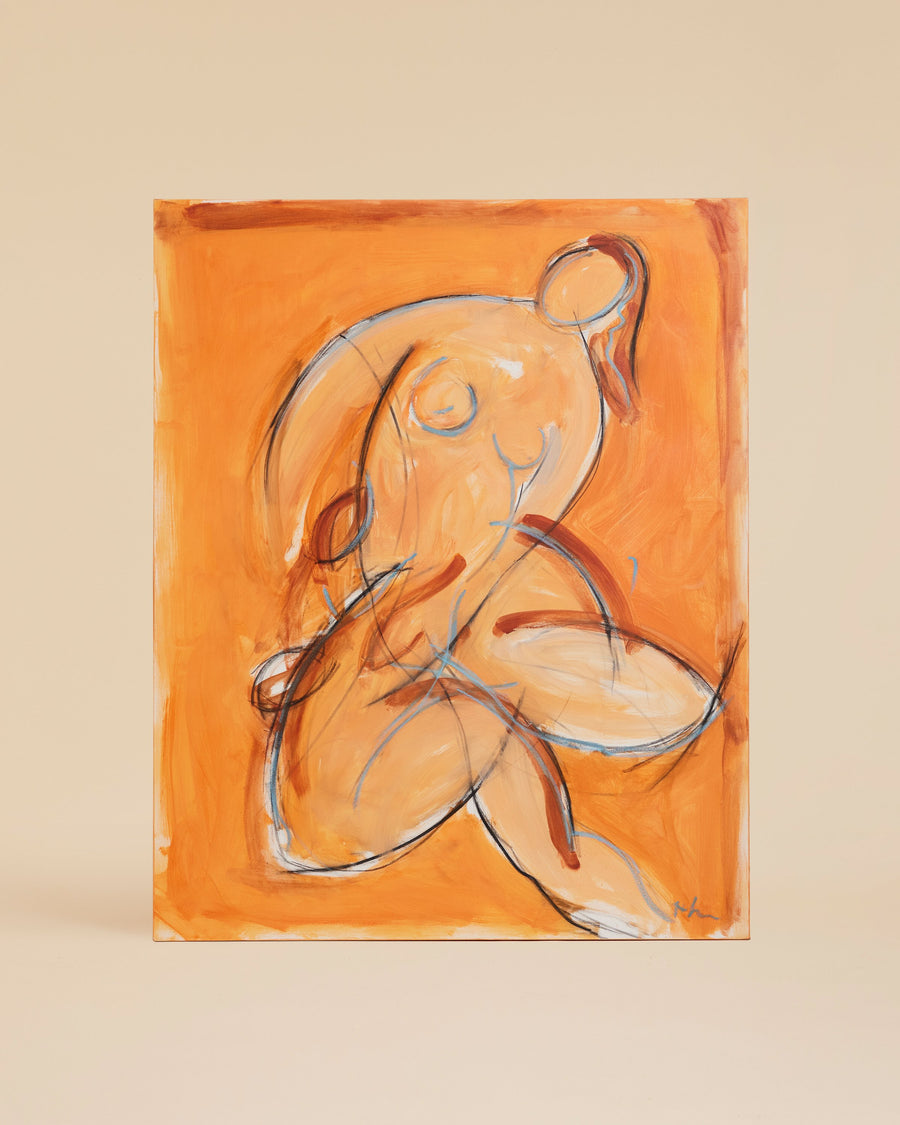 Orange Woman I, by Heidi Lanino
