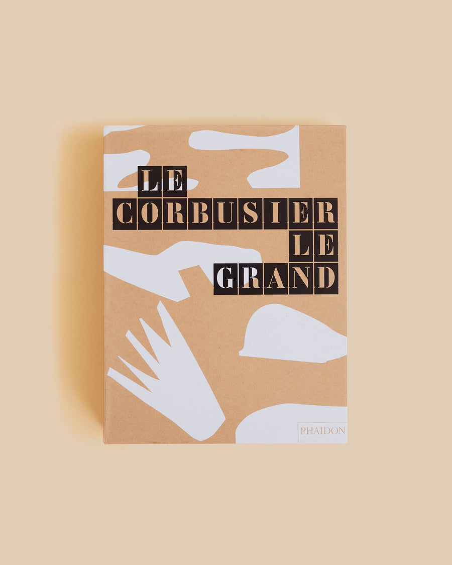 coffee table book rare vintage copy of Le Corbusier Le Grand with orange, white, and black cover