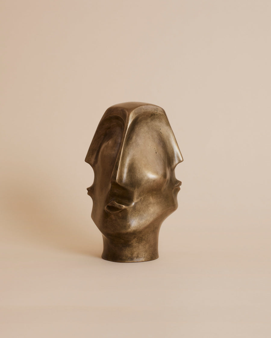 humanesque abstract bronze sculpture 