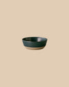 black elegant handmade textured clay dishwasher-safe salad bowl