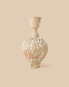 greek mediterranean beige handmade sculptural greek pottery-inspired textured ceramic flower vase