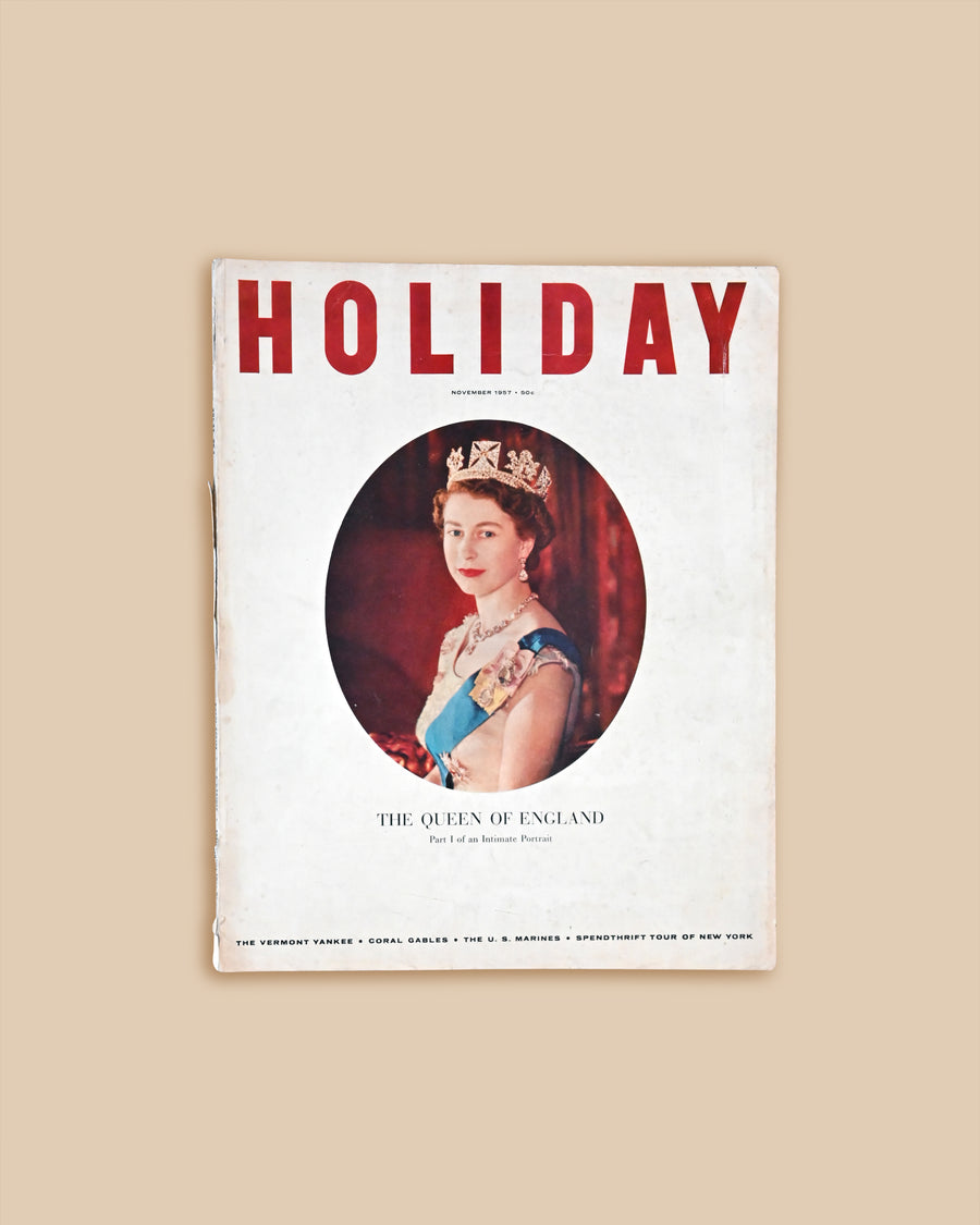 Vintage Holiday Magazine November 1957