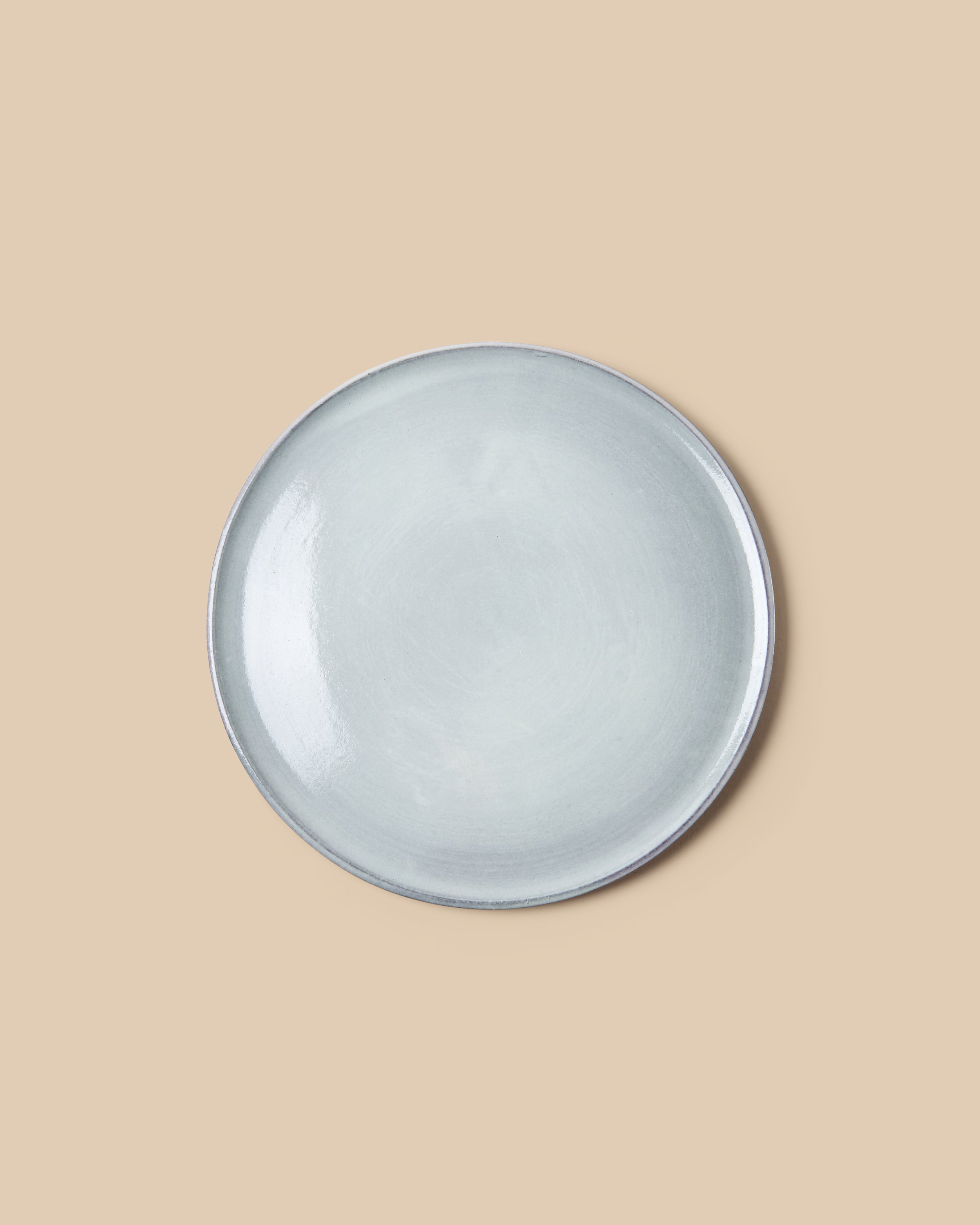 light grey large dinner handmade dishwasher safe ceramic plate