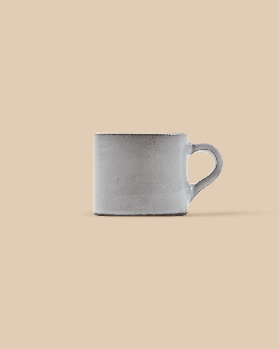 handcrafted artisan light grey dishwasher safe ceramic espresso cup