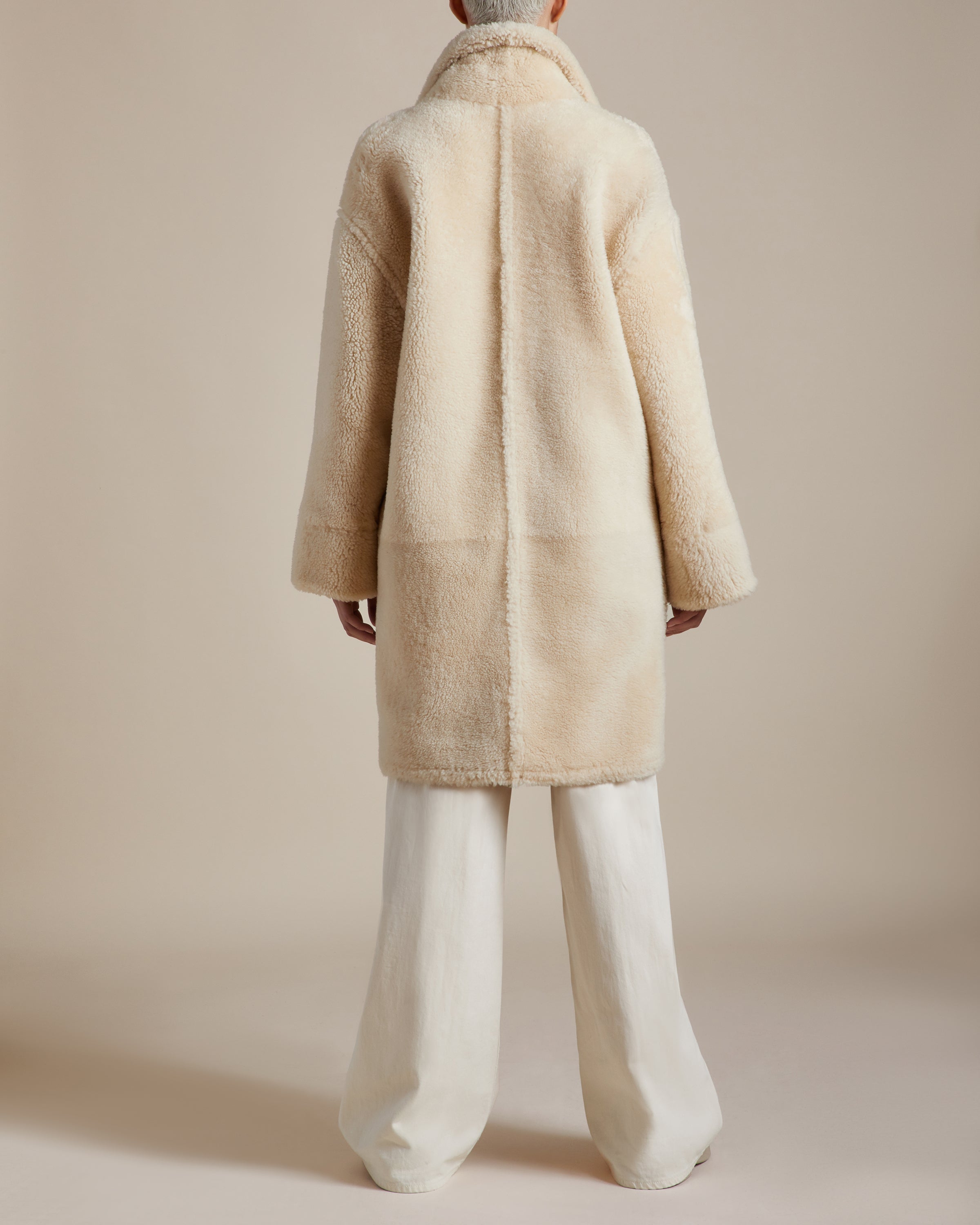 The Amo Reversible Shearling Coat by Arjé - ARJÉ